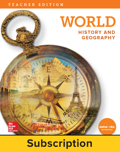 World History and Geography, Teacher Suite with LearnSmart Bundle, 1-year subscription