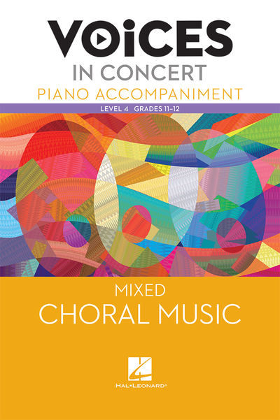 Hal Leonard Voices in Concert, Level 4 Mixed Piano Accompaniment Book, Grades 11-12