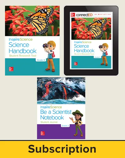 Inspire Science 2.0 Grade 3, Deluxe Student Bundle with Print Be a