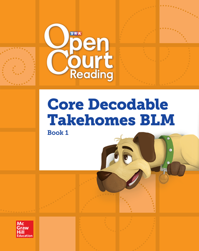 Open Court Reading, Core PreDecodable and Decodable Takehome Books Blackline Master Book 1, Grade 1