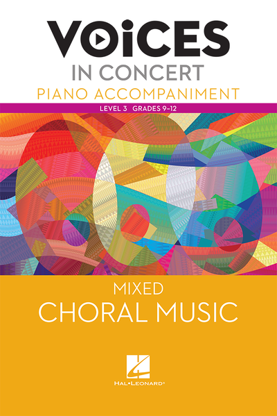 Hal Leonard Voices in Concert, Level 3 Mixed Piano Accompaniment Book, Grades 9-12