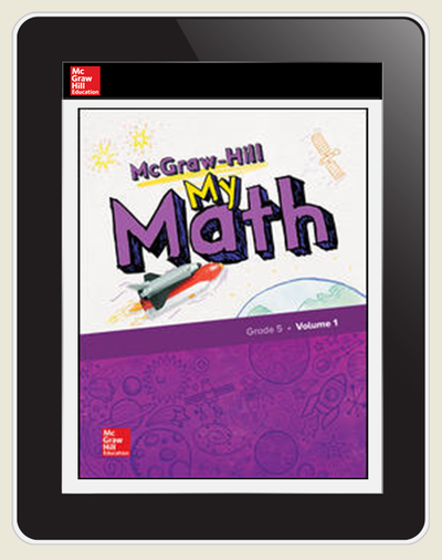 McGraw-Hill My Math, Student Center 2 Year Subscription Grade 5