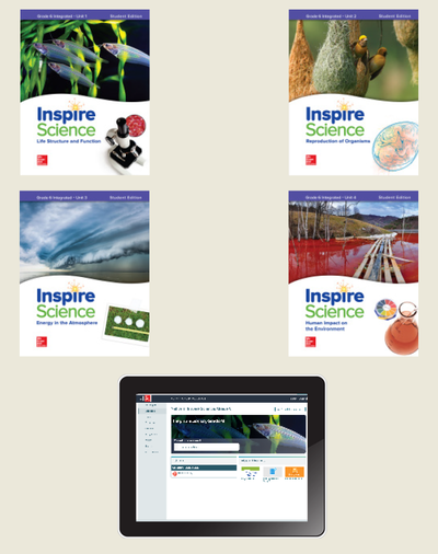 Inspire Science: Integrated G6 Comprehensive Student Bundle 1-year subscription