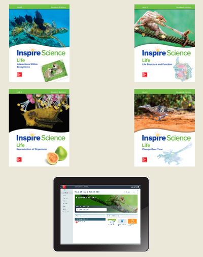 Inspire Science: Life Comprehensive Student Bundle 1-year subscription