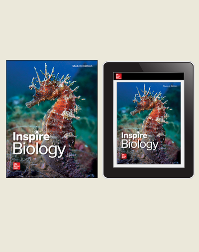 Inspire Science: Biology, G9-12 Digital Student Center, 8-year subscription