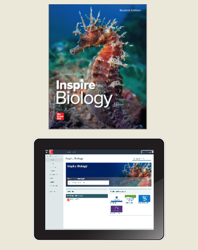 Inspire Science: Biology, G9-12 Comprehensive Digital & Print Student Class Set (70 eSE 35 print SE), 6-year subscription