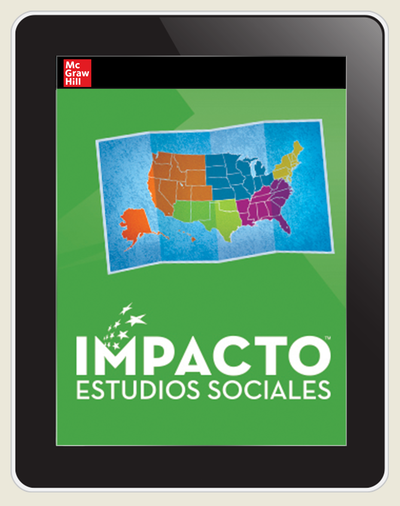 IMPACTO Social Studies, Regiones de Estados Unidos, Grade 4, Online Teacher Center, 1-year subscription