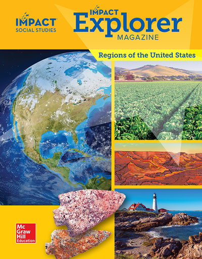 IMPACT Social Studies, Regions of the United States, Grade 4, IMPACT Explorer Magazine