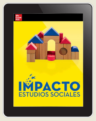 IMPACTO Social Studies, Aprender y trabajar juntos, Grade K, Online Student Center, 1-year subscription