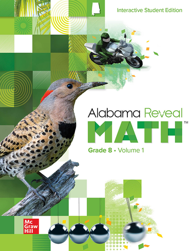 Reveal Math Course 3, Alabama Interactive Student Edition, Volume 1