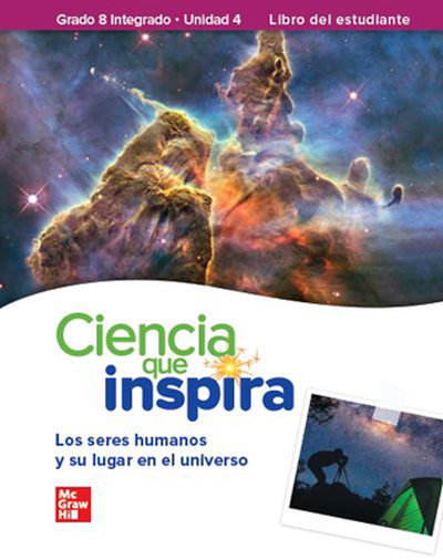 Inspire Science: Integrated G8, Spanish Write-In Student Edition, Unit 4