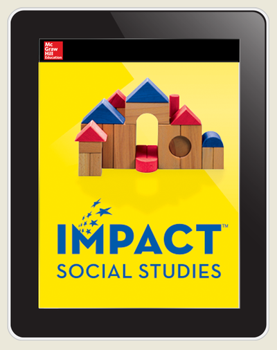 IMPACT Social Studies, Learning and Working Together, Grade K, Online Student Center, 6-year subscription