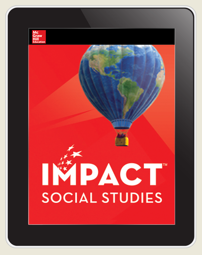 IMPACT Social Studies, Our Place in the World, Grade 1, Online Student Center, 6-year subscription