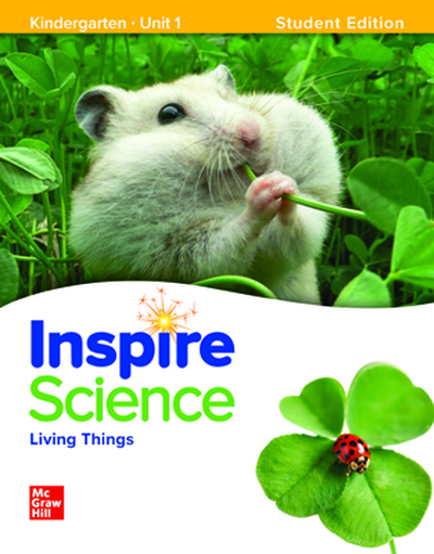 Inspire Science, Grade K Online Student Center with Print Student Edition Units 1-4, 4 Year Subscription