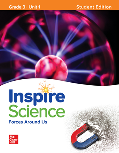 Inspire Science, Grade 3 Online Student Center with Print Student Edition Units 1-4, 5 Year Subscription