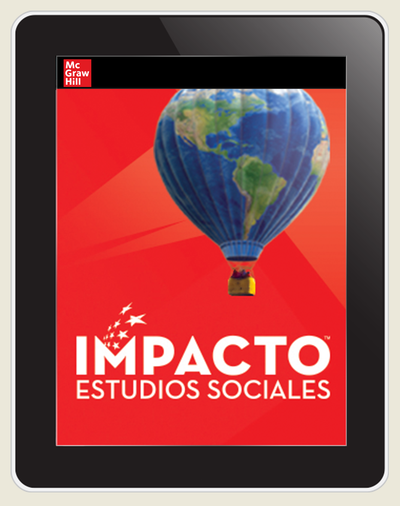 IMPACTO Social Studies, Nuestro lugar en el mundo, Grade 1, Online Student Center, 6-year subscription