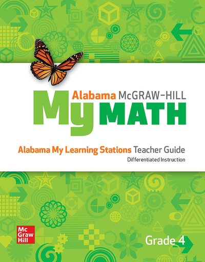 McGraw-Hill My Math, Grade 4, Alabama Learning Stations Teacher Guide
