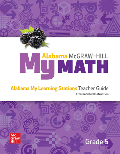 McGraw-Hill My Math, Grade 5, Alabama Learning Stations Teacher Guide