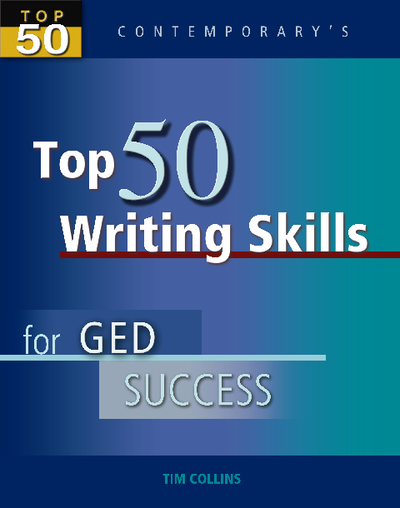 Top 50 Writing Skills for GED Success, Student Text Only