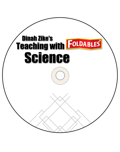 Glencoe iScience, Level Blue, Grade 8, Dinah Zike's Teaching Science with Foldables CD-ROM