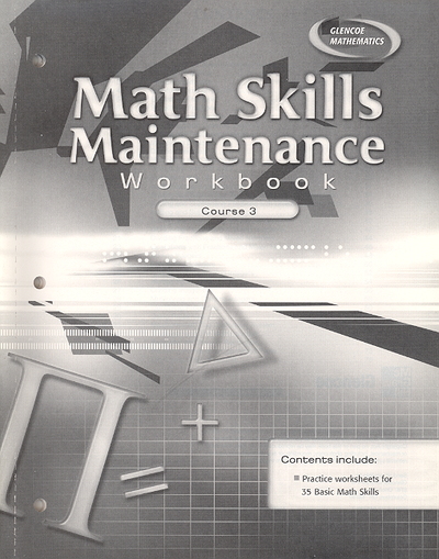 Math Skills Maintenance Workbook, Course 3