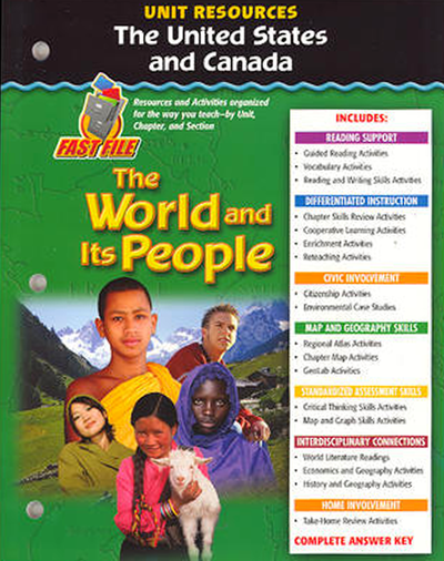 The World and Its People: Western Hemisphere, Europe, and Russia, The United States and Canada Resource Book