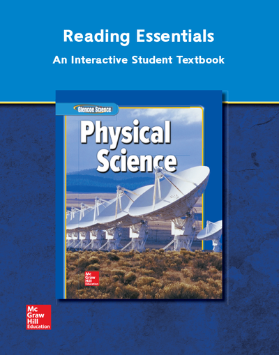 Glencoe Physical iScience, Grade 8, Reading Essentials, Student Edition