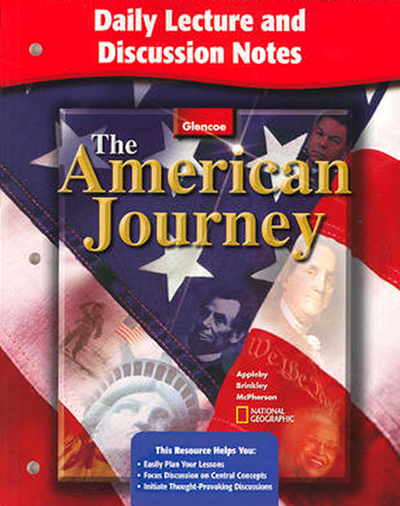The American Journey, Daily Lecture and Discussion Notes