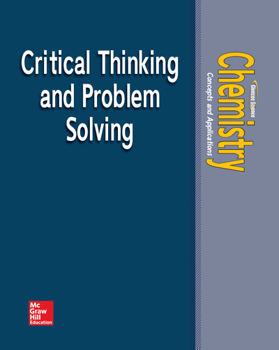 Chemistry: Concepts & Applications, Critical Thinking & Problem Solving, Teacher Edition