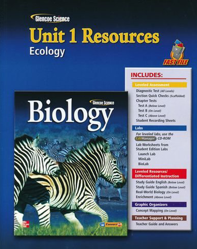 Glencoe Biology, Fast File Unit 1