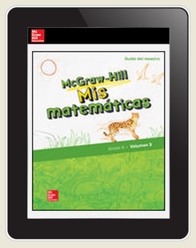 McGraw-Hill My Math, Grade 4, Spanish Teacher Center 5 Year Subscription