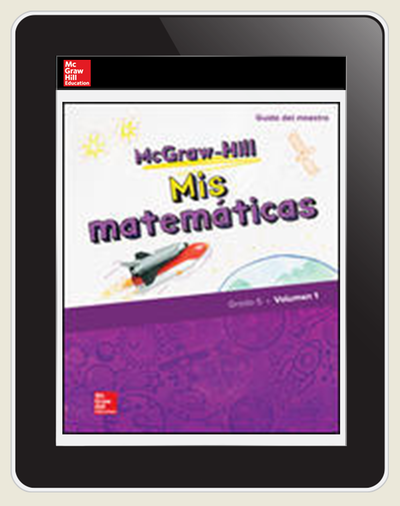 McGraw-Hill My Math, Grade 5, Spanish Teacher Center 6 Year Subscription