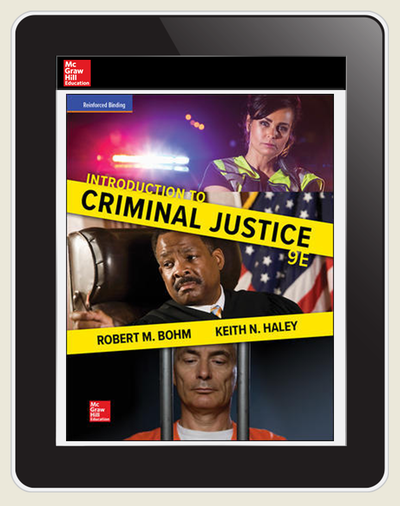 Bohm, Introduction to Criminal Justice, 2018, 9e, ConnectED eBook 1-year subscription