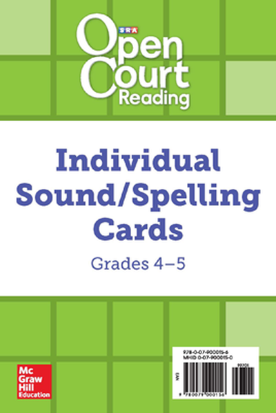 OCR Grades 4-5 Sound/Spelling Individual Cards