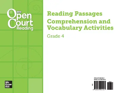 Open Court Reading Grade 4 Leveled Reading Cards Open Court Reading Grade 4 Leveled Reading Cards