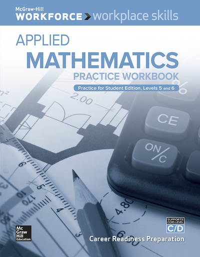 Workplace Skills Practice Workbook, Levels C/D, Applied Mathematics, 10-pack