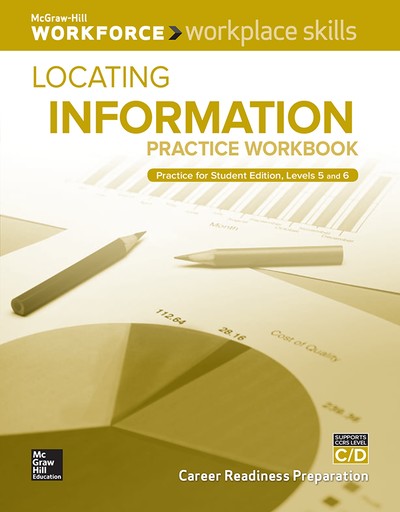 Workplace Skills Practice Workbook, Levels C/D, Locating Information, 10-pack