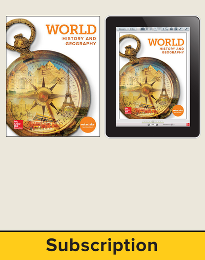 World History and Geography, Student Suite with LearnSmart, 7-year subscription