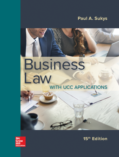 Business Law with UCC Applications