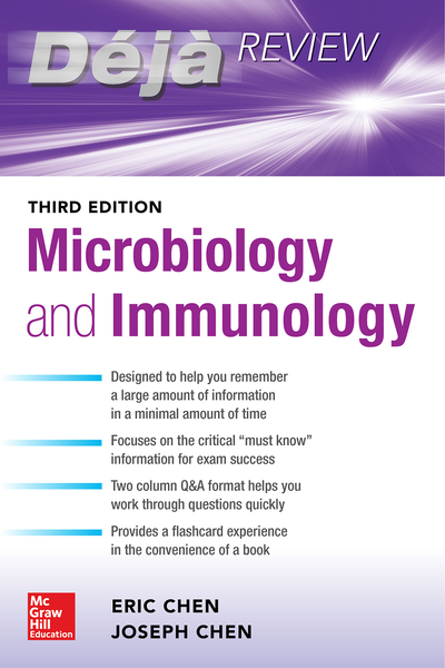 Deja Review: Microbiology and Immunology, Third Edition