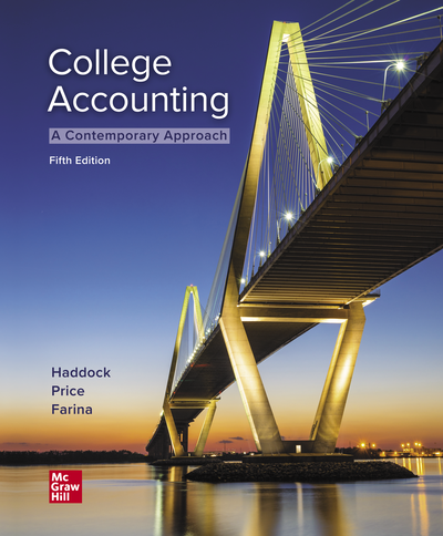 Working Papers for College Accounting (A Contemporary Approach)