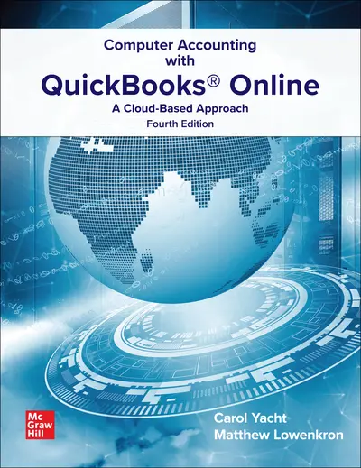 Computer Accounting with QuickBooks Online: A Cloud Based Approach