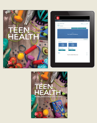 2021 Teen Health with Healthy Relationships & Sexuality, Print & Digital Student Bundle, 1-year subscription