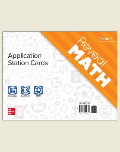Reveal Math Application Station Cards, Grade 3