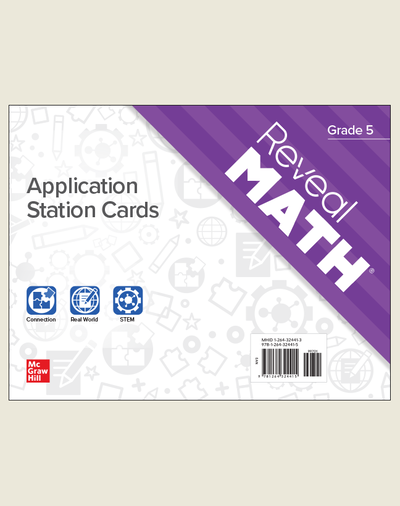 Reveal Math Application Station Cards, Grade 5