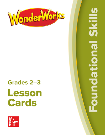 WonderWorks Grades 2-3 Foundational Skills Lesson Cards