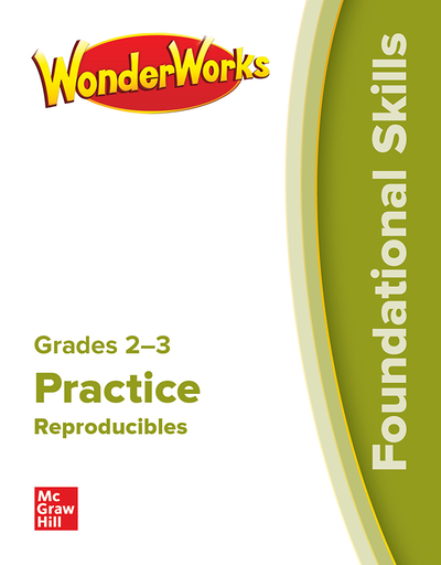 WonderWorks Grades 2-3 Foundational Skills Practice