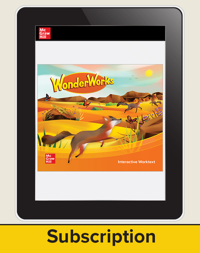 WonderWorks Grade 3 Student Workspace 4 Year Subscription