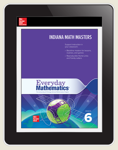 Everyday Mathematics 4 Indiana Student Center Grade 6, 1-Year Subscription
