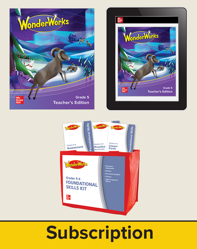 WonderWorks Grade 5 Classroom Bundle with 1 Year Subscription